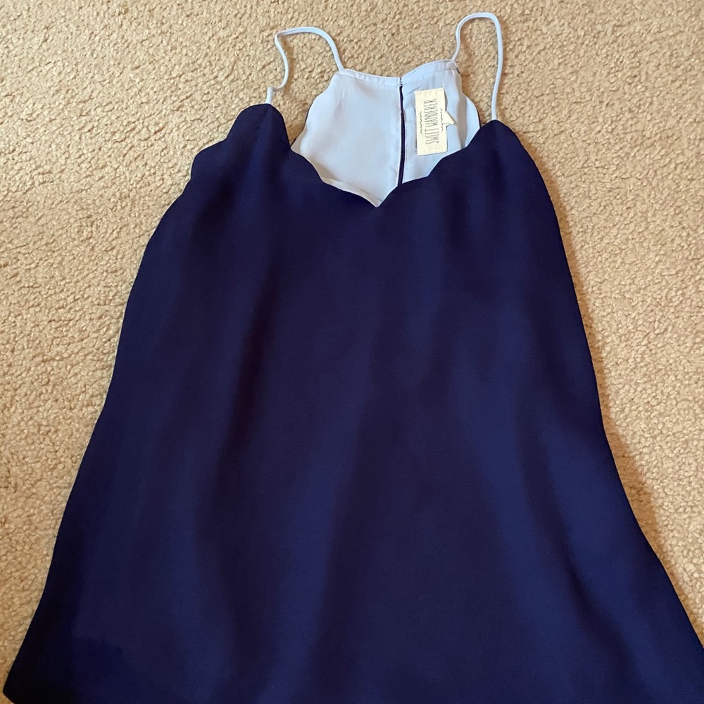 Navy blue tank top